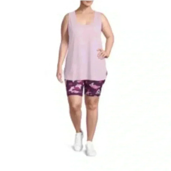 🆕Plus-Size Reebok Violet Tulle Heather Top 2X🆕 - Picture 1 of 15